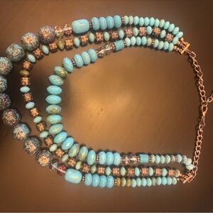 Turquoise Beaded Necklace